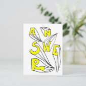 ANTWOORD BRIEFKAART (Staand voorkant)