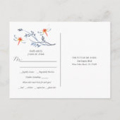 Antwoord Kaart Bruiloft Maaltijd Keuze (Achterkant)