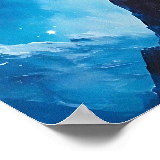 Antwoord Nee (deur 1053) Poster (Hoek)