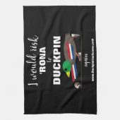 ANTWOORD OP DE SPELD - Handdoek (Verticaal)