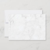 Antwoord op Eucalyptus Marble RSVP Notitiekaartje (Achterkant)