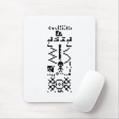 Antwoord op het binaire bericht van Arecibo Muismat (Met muis)