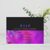 Antwoord op RSVP waterverf Weddenschap Kaart (Staand voorkant)