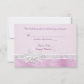 Antwoord op witte trouwboog kaart (Voorkant)