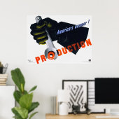 Antwoord van Amerika - Productie-Poster Poster (Thuiskantoor)