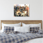 Antwoord van de Zaporozhian Cossacks Canvas Afdruk (Insitu (Slaapkamer))