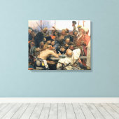 Antwoord van de Zaporozhian Cossacks Canvas Afdruk (Insitu (Houten vloer))