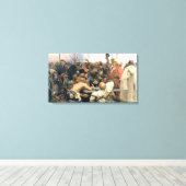 Antwoord van de Zaporozhian Cossacks Canvas Afdruk (Insitu (Houten vloer))