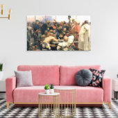 Antwoord van de Zaporozhian Cossacks Canvas Afdruk (Insitu (Woonkamer))