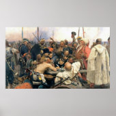 Antwoord van de Zaporozhian Cossacks Poster (Voorkant)