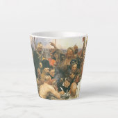 Antwoord van de Zaporozhian Kozakken-Ilya Repin Sm Latte Mok (Voorkant)