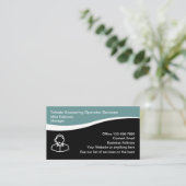 Antwoordapparaat en operatorservices visitekaartje (Staand voorkant)