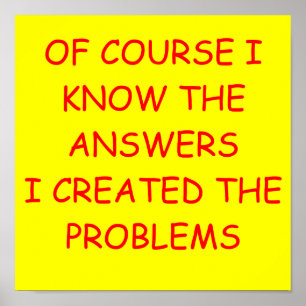 ANTWOORDEN POSTER