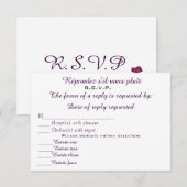 Antwoordkaart 3.5X5 PAPIER UITNODIGINGSKAART Kaart (Voorkant / Achterkant)