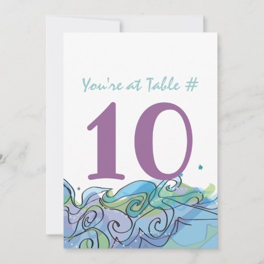 Antwoordkaart Beachy Ocean Bar Bat Mitzvah uitnodi Kaart (Voorkant)