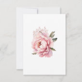 Antwoordkaart 'Don't Make Me Blush' RSVP Kaartje (Achterkant)