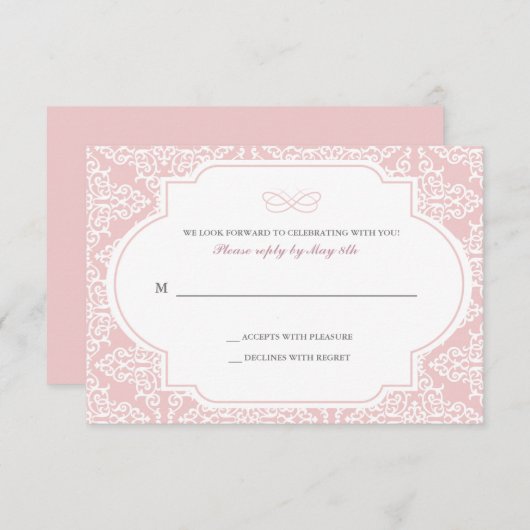 Antwoordkaart Echte Liefde Kaart (Voorkant / Achterkant)