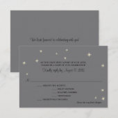 Antwoordkaart Grillen Vuurvliegjes RSVP Kaartje (Voorkant / Achterkant)