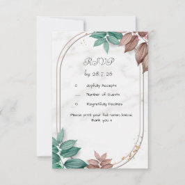 Antwoordkaart Huwelijk RSVP Kaartje