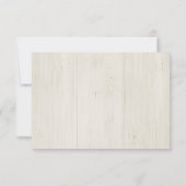 Antwoordkaart Insteekkaart - Rustiek Hout Kaart (Achterkant)