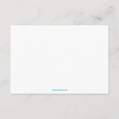 Antwoordkaart met palmboom RSVP kaartje (Achterkant)