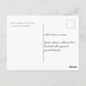 Antwoordkaart met Volleybal-afbeelding Briefkaart (Achterkant)