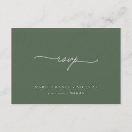 Antwoordkaart | Nederlands RSVP Kaartje