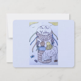 Antwoordkaart 'Op, op en weg' RSVP Kaartje