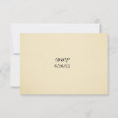 Antwoordkaart Poppy Drift RSVP Kaartje (Achterkant)