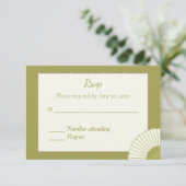Antwoordkaart RSVP Kaartje (Staand voorkant)