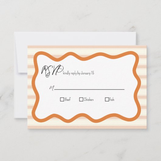 Antwoordkaart RSVP Kaartje (Voorkant)
