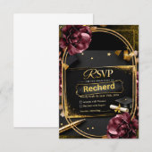 Antwoordkaart RSVP Kaartje (Voorkant / Achterkant)