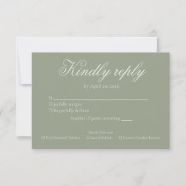 Antwoordkaart RSVP Kaartje