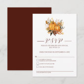 Antwoordkaart RSVP Kaartje (Voorkant / Achterkant)