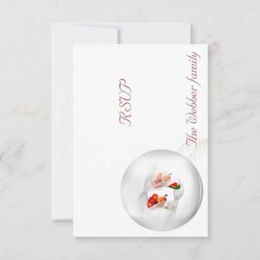 Antwoordkaart RSVP Kaartje (Voorkant)