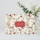 Antwoordkaart RSVP Kaartje (Staand voorkant)