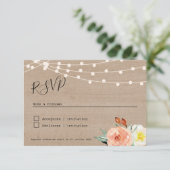 Antwoordkaart RSVP Landelijk Café (Staand voorkant)