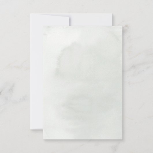 Antwoordkaart trouwfeest witte orchideeën en konin RSVP kaartje (Achterkant)