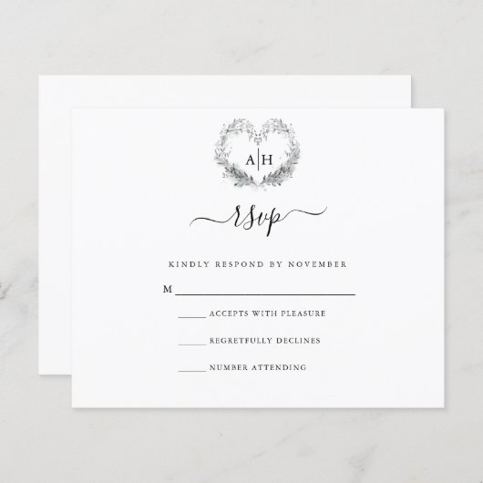 Antwoordkaart voor Frost (Voorkant / Achterkant)