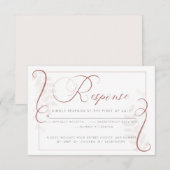 Antwoordkaart voor maaltijdkeuze | Cayenne en  Blu Kaart (Voorkant / Achterkant)