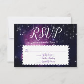 Antwoordkaart voor Purple Galaxy Celestial Stars R Kaart (Voorkant)