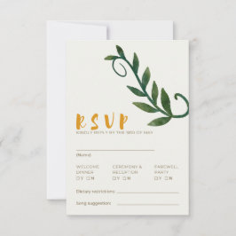 Antwoordkaart voor 'Rooted in Love' serie Kaart