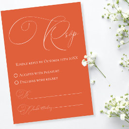 Antwoordkaart voor Verona Sunset RSVP