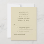 Antwoordkaart Waterval Bruiloft RSVP Kaartje (Achterkant)