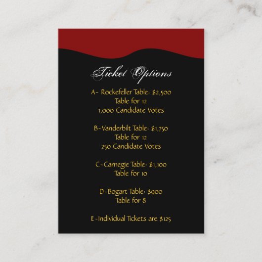 Antwoordkaarten - Pearland - Aangepaste bestelling Informatiekaartje (Voorkant)