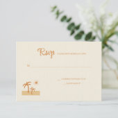 Antwoordkaarten voor Adventure of a Lifetime RSVP Kaartje (Staand voorkant)