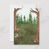 Antwoordkaarten Voor Into The Forest RSVP Kaartje (Achterkant)