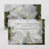 Antwoordkaarten voor lente-, zomerhuwelijken. kaart (Voorkant / Achterkant)