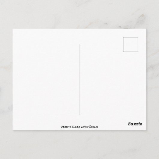 Anu/Elementair Groen Briefkaart (Achterkant)