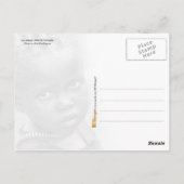 Anuak-kind in Ethiopië Briefkaart (Achterkant)